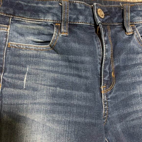 American Eagle Distressed Skinny Jeans 4 long - Picture 2 of 8